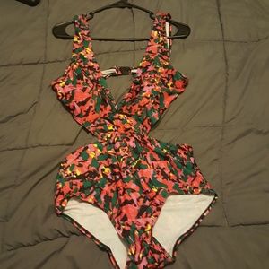 One piece bathing suit